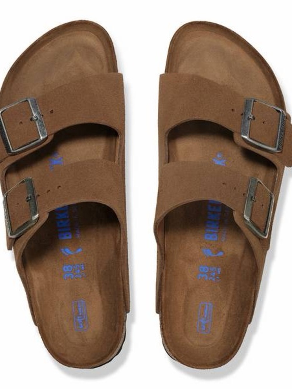Birkenstock Arizona Dark Tea Suede - Softbed - Unisex